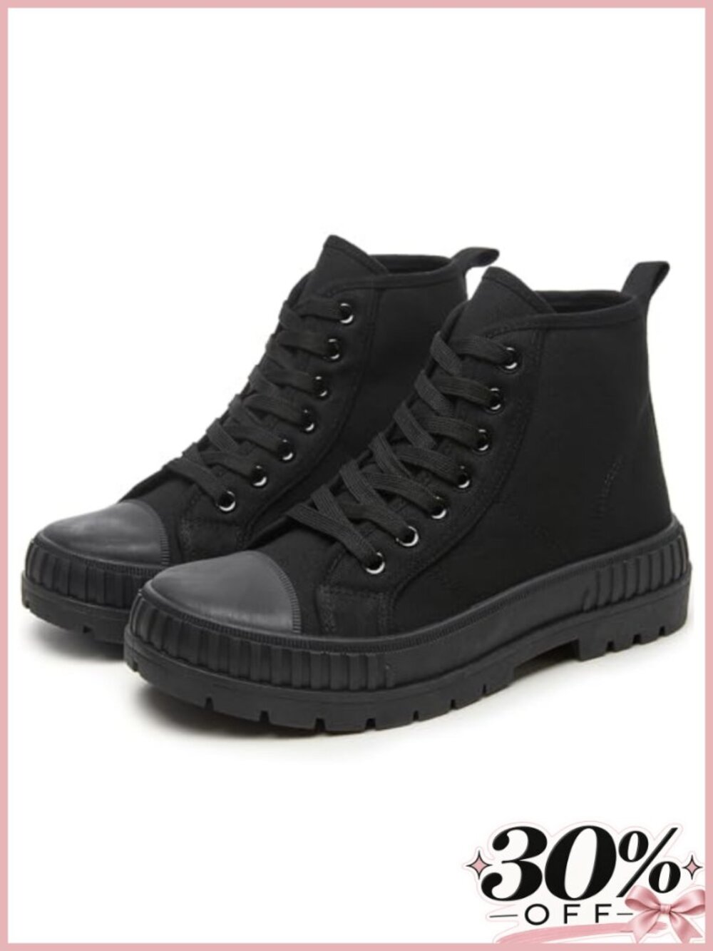 Women's High Top Platform Canvas Sneakers